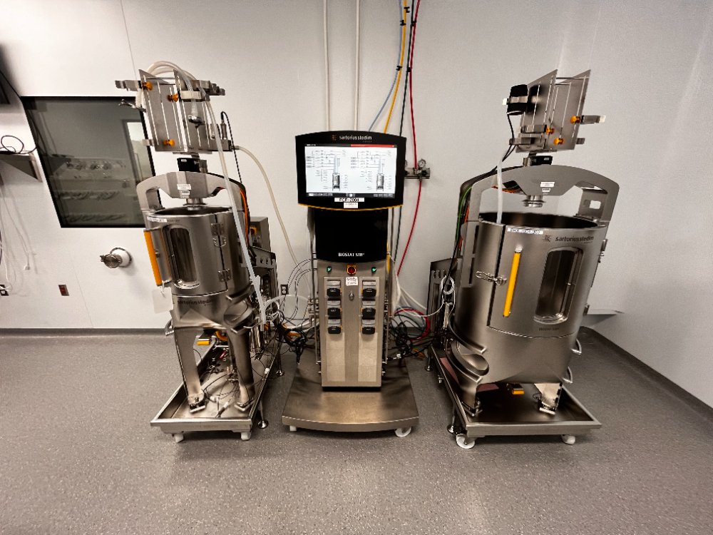 Image of Sartorius BIOSTAT STR Single-Use Bioreactor w/ 50L and 200L Bag Holders